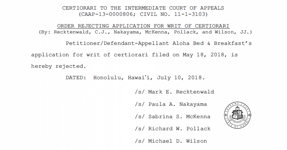 Order of certiorari cheap