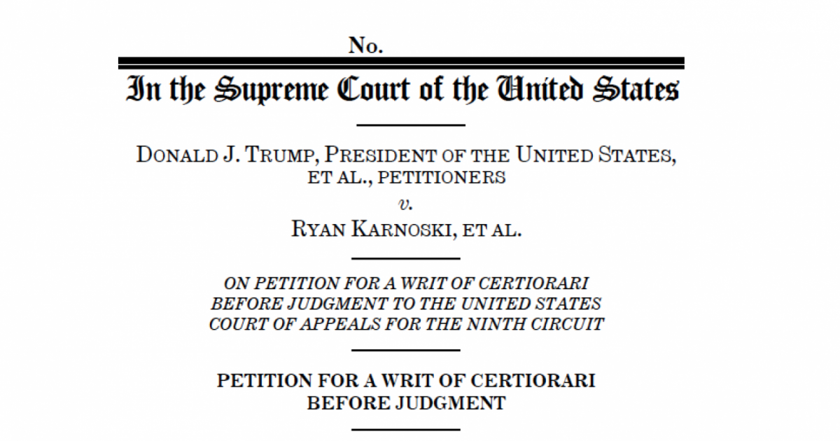 Supreme court writ hotsell